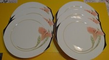 lot 6 assiettes plates IRIS de