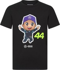 Mercedes AMG Petronas F1 Équipe Officiel Puma Enfants Lewis Hamilton Bd T-Shirt