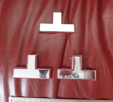 1980 LOT DE 3 "TAU" TABLIER VM FRANC MAÇON  SYMBOLES FRANC MAÇONNERIE MAÇONNIQUE