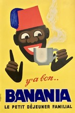 Affiche vintage Banania, petit