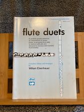 William Eisenhauer Learn to play Flûte Duets volume 1 partition éditions Alfred 
