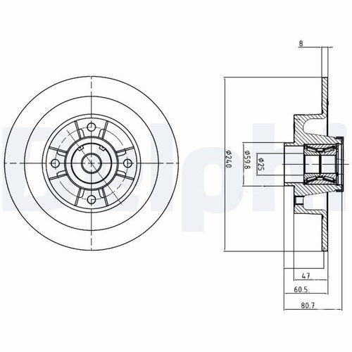 Jeu disques de frein - de,
