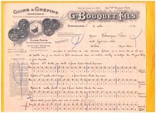 CHATEAUGIRON (35) USINE de CUIRS & CREPIN / TANNERIE "G. BOUQUET" en 1928