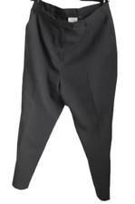 PANTALON CAMAIEU  SLIM NOIR COUPE DROITE BAS ZIPPE TAILLE 40