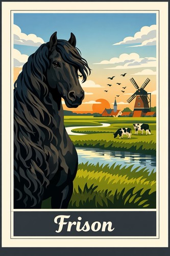 Affiche poster cheval - ,
