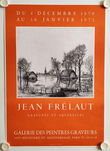 Affiche jean frélaut 1970 - frÉlaut,