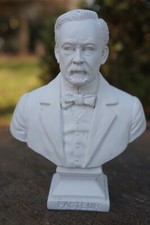 RE0523 FIGURINE BUSTE  LOUIS  PASTEUR SCIENTIFIQUE CHIMISTE FRANCAIS VACCIN RAGE