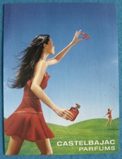 Publicité Papier - Parfums Castelbajac De 2002, Diana Gartner égérie