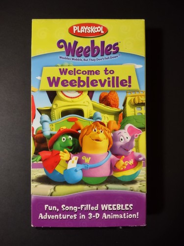Playskool weebles vhs tape - weebles,