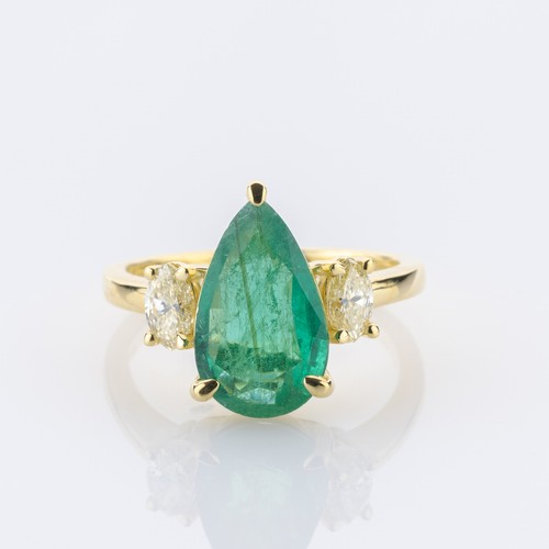 750 yellow gold - , with