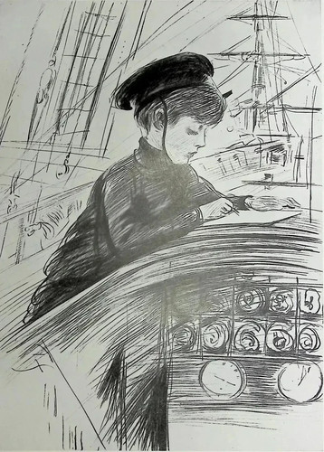 Paul césar helleu - helleu, marine