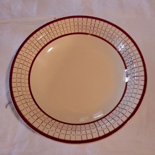 Ancien plat rond creux - rond,