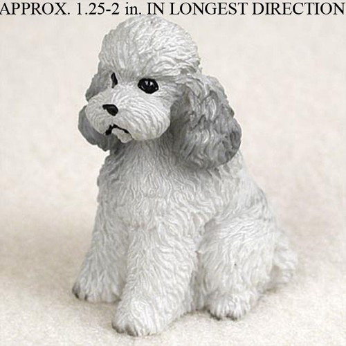 Figurine miniature caniche - de,
