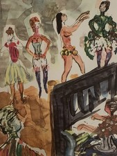 Tableau ancien estampe gravure