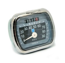 Compteur de vitesse gris noir