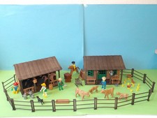 Western Playmobil farm 3427 + écurie 3428