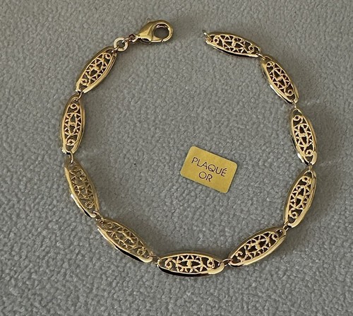 Bracelet motifs ciselés 18cm - bracelet,