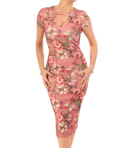 Neuf rose floral entièrement - rose,