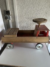 Jouet Ancien Trotteur Porteur En Bois