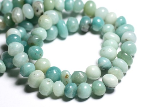 10pc perles pierre amazonite - -,