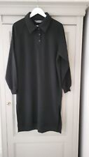 Robe sweat noire manches longues fendue sur côté Primark taille L