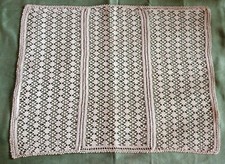 napperon ancien en coton écru