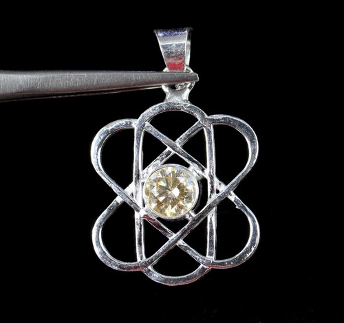 Pendentif solitaire diamant - pendentif,