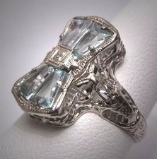 Bague nœud vintage