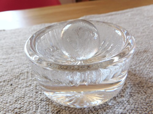 Cendrier cristal attribué - cristal,