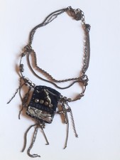 Ancien original collier ras - et,