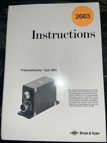Bruel kjaer instruction - &,