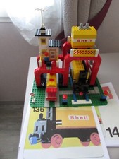 Lego vintage 149 / 136 Raffinerie et wagon citerne Shell