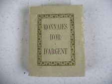 MONNAIES D' OR D' ARGENT et PLATINE internationales TARDY 22 planches dépliantes