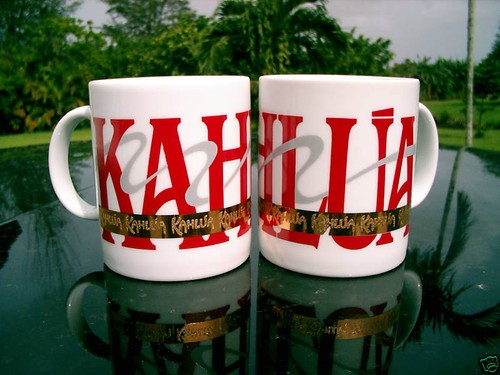 Kahlua brand coffee mugs - brand,