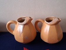 2 Anciens Pichets/ Cruches en Grès vernissé  France Vintage