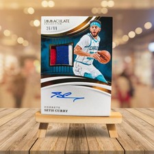2024-25 Panini Immaculate Collection Patch Autograph Seth Curry/99