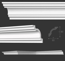 NMC Corniches, Corniches NMC 80X80 Mm Moulures - Paquet De 10 Mètres