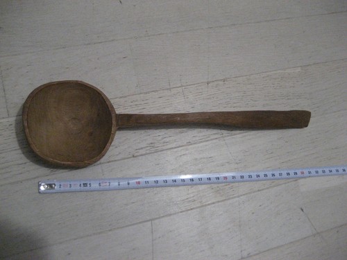 Cuillère bois sculpté - cuillère,