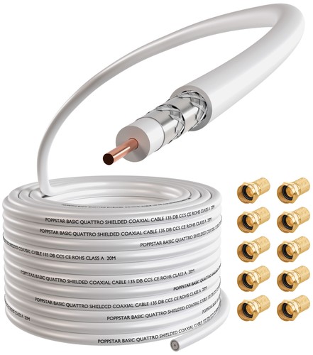 Poppstar câble coaxial - , 20