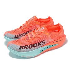 Brooks Hyperion Elite 5 Pink Clay Atomizer Blue Men Racing Running 1000491D-681