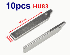 10 Lames Vierge HU83 avec Rainure Clé Citroen Peugeot 207 307 308 407 Key Blades
