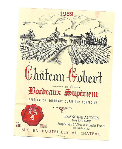 Etiquette vin château - -,