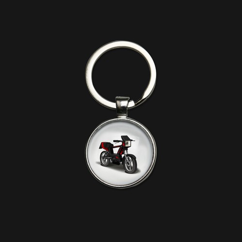 Porte clés mobylette peugeot - porte-clés,