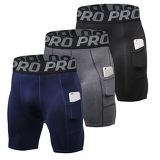 Lot de 3 Short Compression