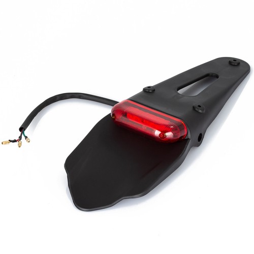 Fender arrière moto led - moto, rouge