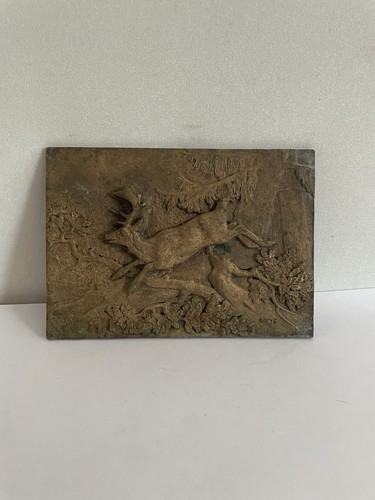 Sculpture bas relief bronze - bas,