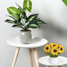 Belle marguerite tissée à la