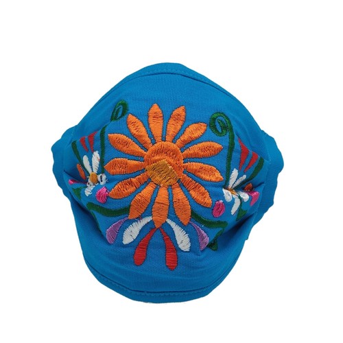 Face mask mexican embroidered - mexican,