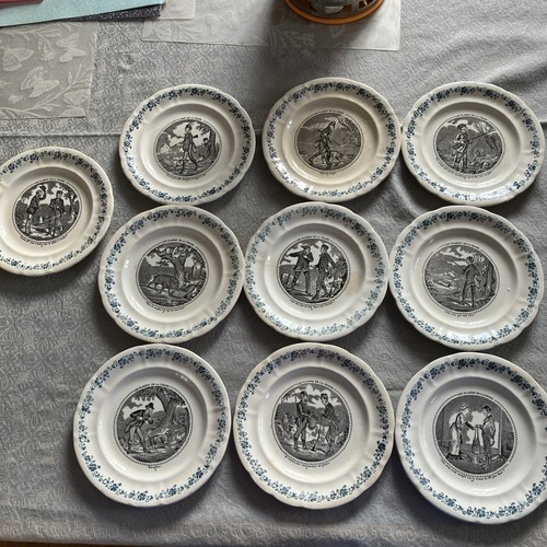 Assiettes parlante - assiettes, « parlante"