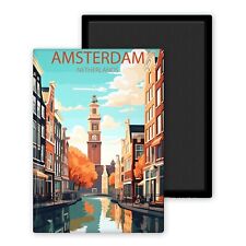 Amsterdam Netherlands - Magnet Frigo 54 x 78 mm